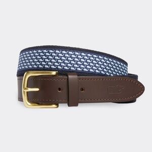Vineyard Vines Whale Canvas Club Belt